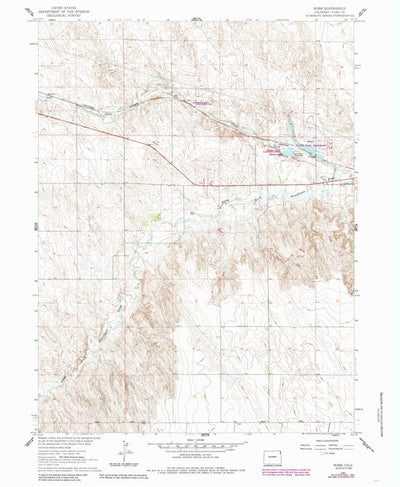 United States Geological Survey Robb, CO (1961, 24000-Scale) digital map