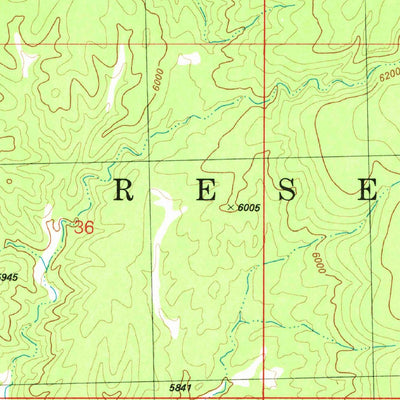United States Geological Survey Robbers Roost Canyon, AZ (1980, 24000-Scale) digital map