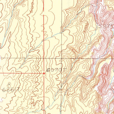 United States Geological Survey Robbers Roost Flats, UT (1986, 24000-Scale) digital map