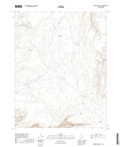 United States Geological Survey Robbers Roost Flats, UT (2023, 24000-Scale) digital map
