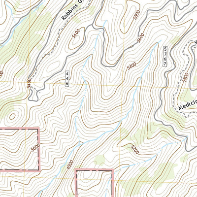 United States Geological Survey Robbins Gulch, MT (2020, 24000-Scale) digital map