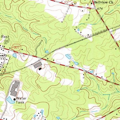 United States Geological Survey Robbins, NC (1977, 24000-Scale) digital map