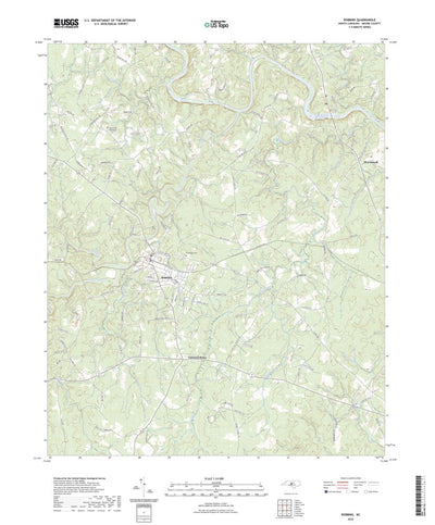 United States Geological Survey Robbins, NC (2022, 24000-Scale) digital map