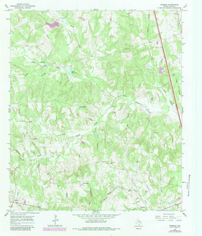 United States Geological Survey Robbins, TX (1965, 24000-Scale) digital map