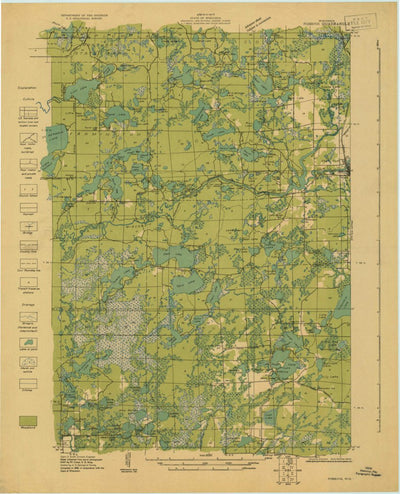 United States Geological Survey Robbins, WI (1930, 48000-Scale) digital map