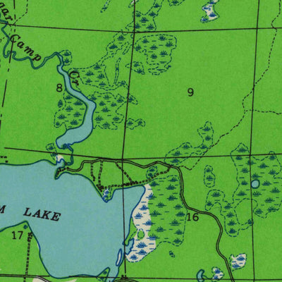 United States Geological Survey Robbins, WI (1938, 48000-Scale) digital map