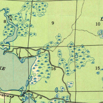United States Geological Survey Robbins, WI (1945, 48000-Scale) digital map