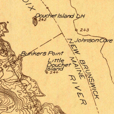 United States Geological Survey Robbinston, ME (1929, 48000-Scale) digital map