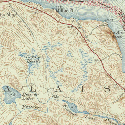 United States Geological Survey Robbinston, ME (1931, 62500-Scale) digital map