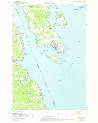 United States Geological Survey Robbinston, ME (1949, 24000-Scale) digital map