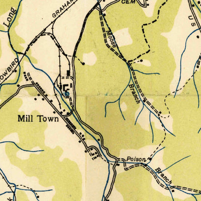United States Geological Survey Robbinsville, NC (1935, 24000-Scale) digital map