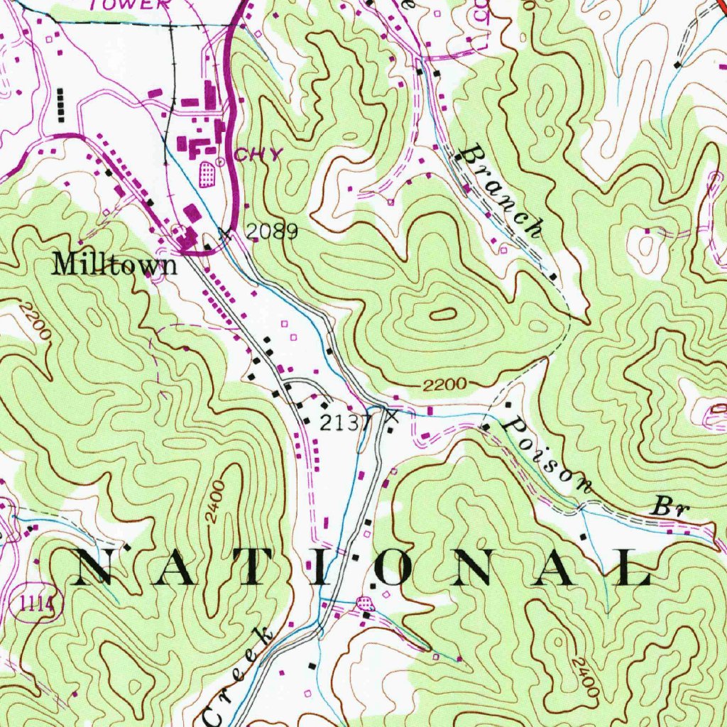 Robbinsville, NC (1940, 24000-Scale) Map By United States Geological ...