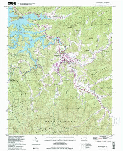 United States Geological Survey Robbinsville, NC (2000, 24000-Scale) digital map