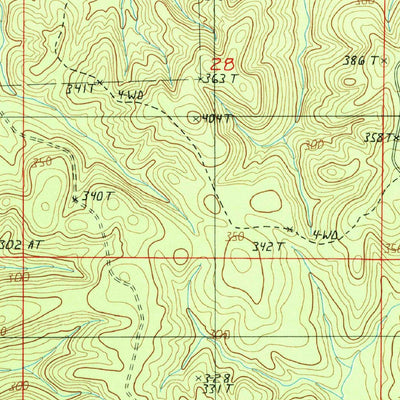 United States Geological Survey Robeline, LA (1988, 24000-Scale) digital map