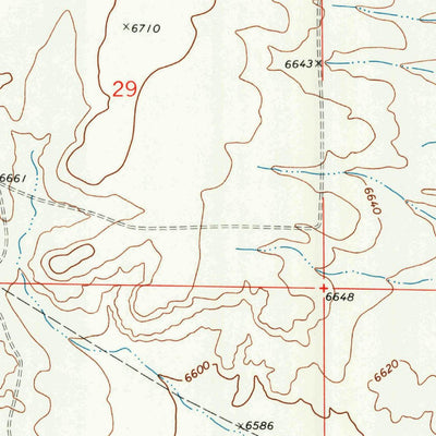 United States Geological Survey Roberson Creek, WY (1969, 24000-Scale) digital map