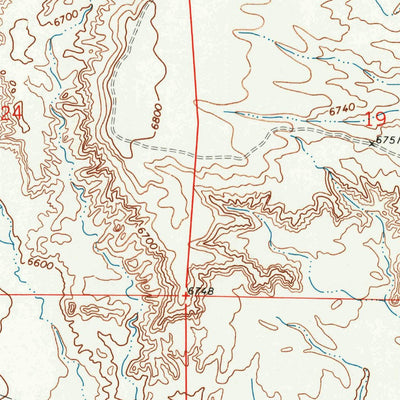 United States Geological Survey Roberson Creek, WY (1969, 24000-Scale) digital map