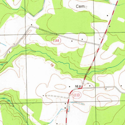 United States Geological Survey Robersonville East, NC (1981, 24000-Scale) digital map