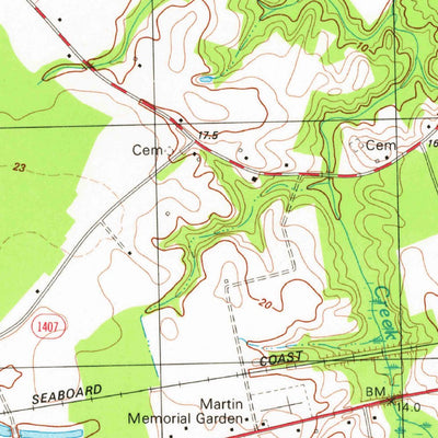 United States Geological Survey Robersonville East, NC (1981, 24000-Scale) digital map