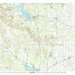 United States Geological Survey Robert Lee, TX (1986, 100000-Scale) digital map