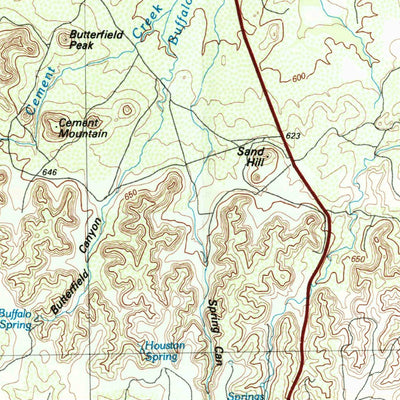 United States Geological Survey Robert Lee, TX (1986, 100000-Scale) digital map