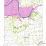United States Geological Survey Robert S Kerr Dam, OK (1967, 24000-Scale) digital map