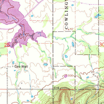 United States Geological Survey Robert S Kerr Dam, OK (1967, 24000-Scale) digital map