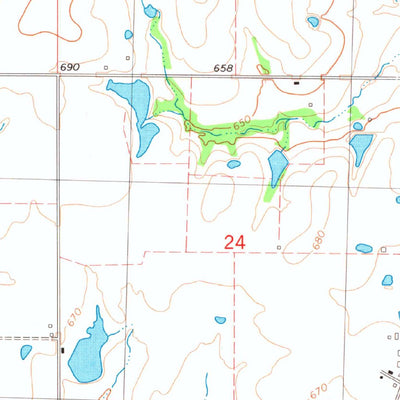 United States Geological Survey Roberta, OK (1980, 24000-Scale) digital map