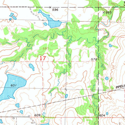 United States Geological Survey Roberta, OK (1980, 24000-Scale) digital map