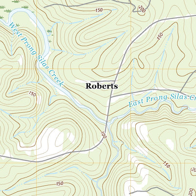 United States Geological Survey Roberts, AL (2020, 24000-Scale) digital map