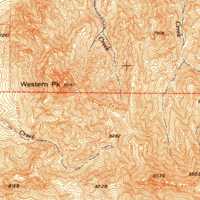 United States Geological Survey Roberts Creek Mountain, NV (1951, 62500-Scale) digital map