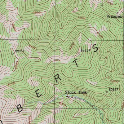 United States Geological Survey Roberts Creek Mountain, NV (1986, 24000-Scale) digital map