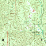 United States Geological Survey Roberts Creek, OR (1988, 24000-Scale) digital map