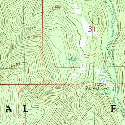 United States Geological Survey Roberts Creek, OR (1988, 24000-Scale) digital map