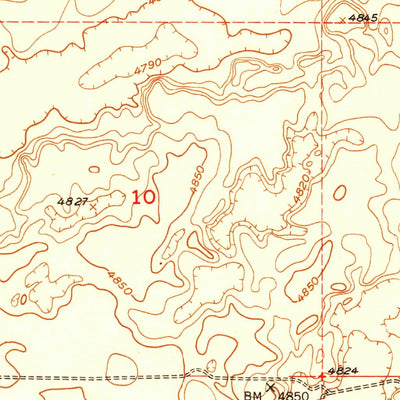 United States Geological Survey Roberts, ID (1950, 24000-Scale) digital map