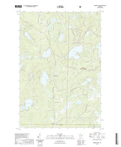 United States Geological Survey Roberts Lake, WI (2022, 24000-Scale) digital map