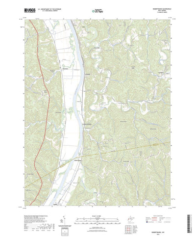 United States Geological Survey Robertsburg, WV (2023, 24000-Scale) digital map