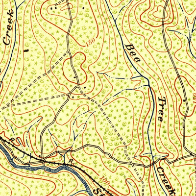 United States Geological Survey Robertsdale, AL-FL (1920, 62500-Scale) digital map