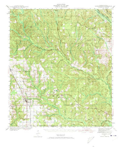 United States Geological Survey Robertsdale, AL-FL (1941, 62500-Scale) digital map