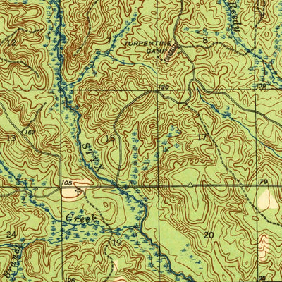 United States Geological Survey Robertsdale, AL-FL (1943, 62500-Scale) digital map