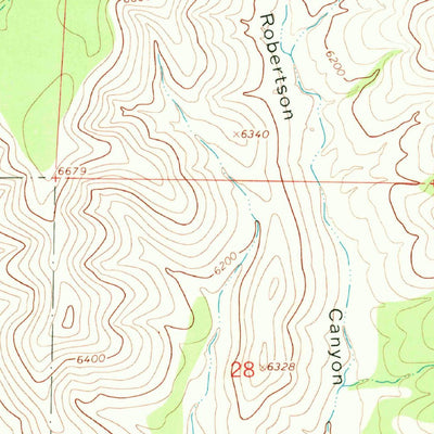 United States Geological Survey Robertson Canyon, NM (1963, 24000-Scale) digital map