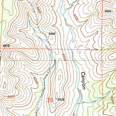 United States Geological Survey Robertson Canyon, NM (2004, 24000-Scale) digital map