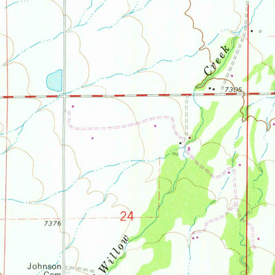United States Geological Survey Robertson, WY (1964, 24000-Scale) digital map