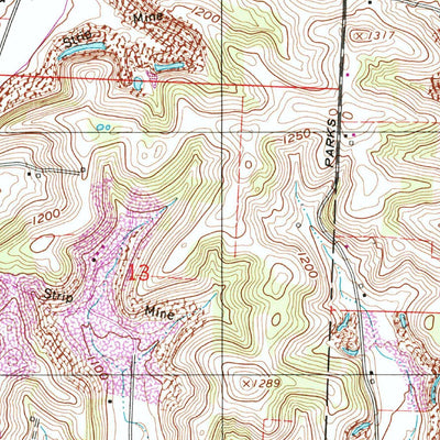 United States Geological Survey Robertsville, OH (1994, 24000-Scale) digital map