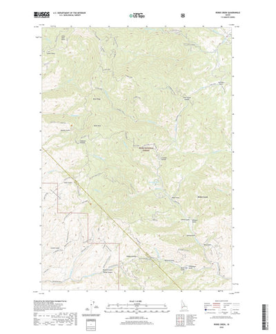 United States Geological Survey Robie Creek, ID (2020, 24000-Scale) digital map