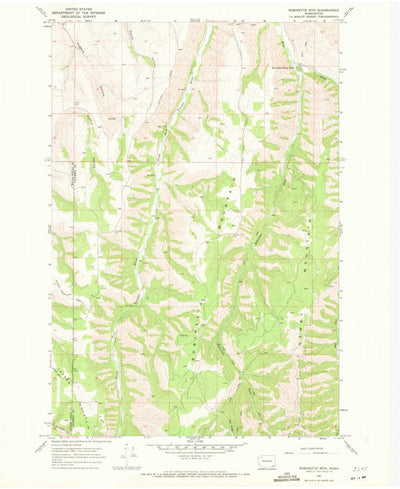 United States Geological Survey Robinette Mountain, WA (1967, 24000-Scale) digital map