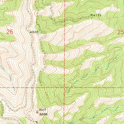 United States Geological Survey Robinette Mountain, WA (1967, 24000-Scale) digital map