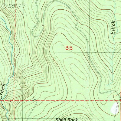 United States Geological Survey Robinson Butte, OR (1988, 24000-Scale) digital map