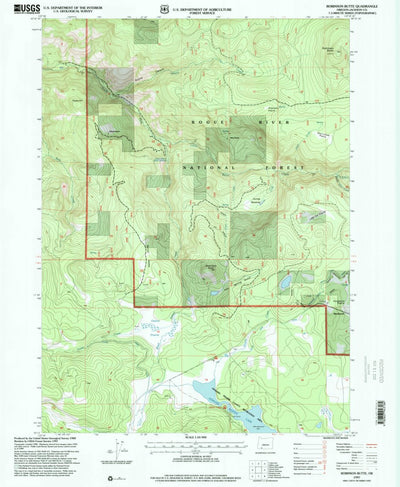 United States Geological Survey Robinson Butte, OR (1997, 24000-Scale) digital map