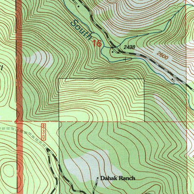 United States Geological Survey Robinson Butte, OR (1997, 24000-Scale) digital map