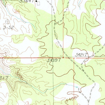 United States Geological Survey Robinson Canyon, AZ (1988, 24000-Scale) digital map